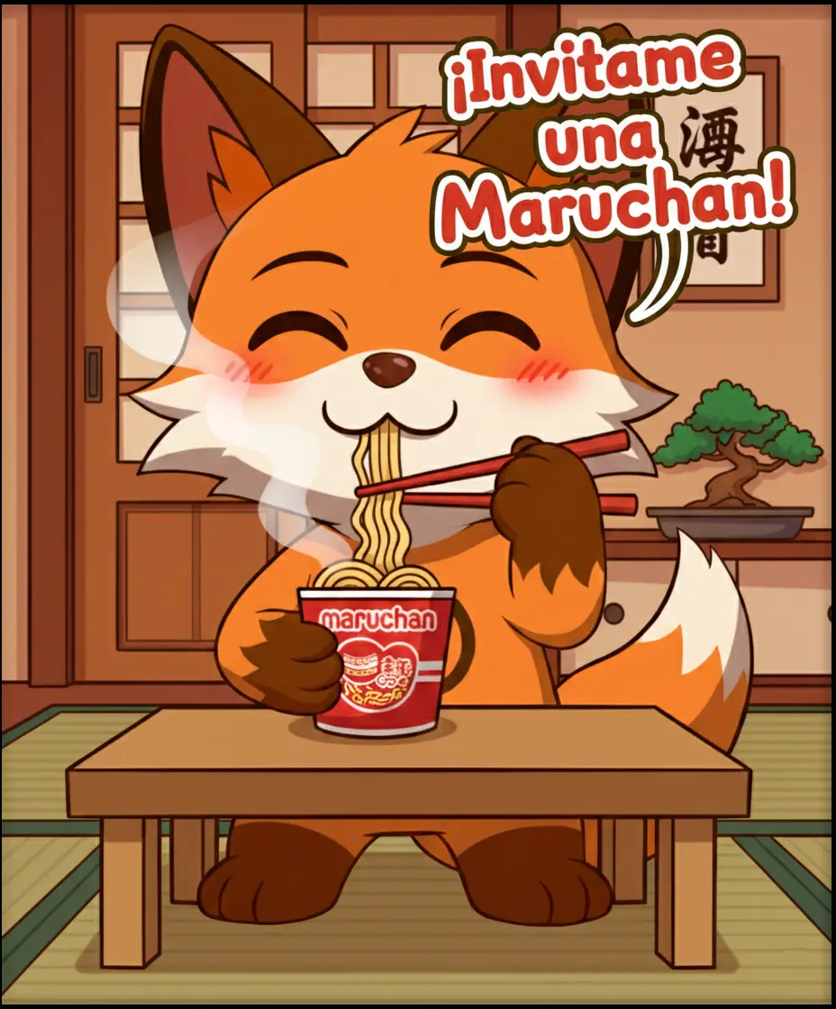 Zorro con maruchan